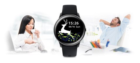 Damski SMARTWATCH G.Rossi SW015-1 Czarny Damski SMARTWATCH G.Rossi SW015-1 Czarny
