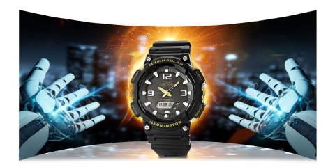 Zegarek Męski CASIO SOLAR AQ-S810W-1BVDF Zegarek Męski CASIO SOLAR AQ-S810W-1BVDF