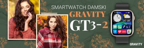 Smartwatch Damski Gravity GT3-2 Smartwatch Damski Gravity GT3-2