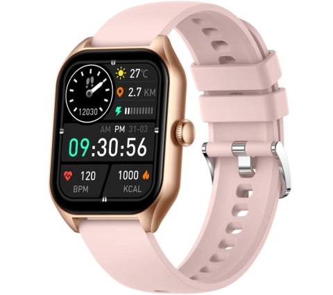 Smartwatch Damski Rubicon RNCF03-5 Różowe złoto Bransoleta + Pasek Smartwatch Damski Rubicon RNCF03-5 Różowe złoto Bransoleta + Pasek