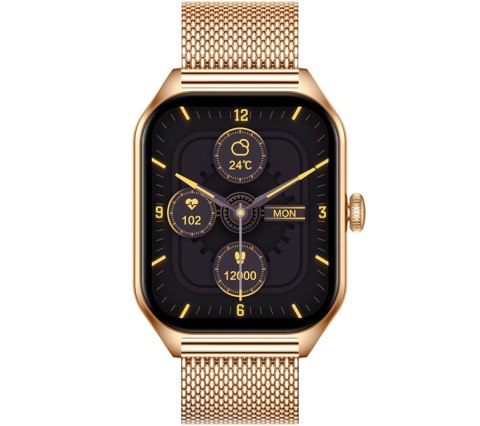 Smartwatch Damski Rubicon RNCF03-5 Różowe złoto Bransoleta + Pasek Smartwatch Damski Rubicon RNCF03-5 Różowe złoto Bransoleta + Pasek