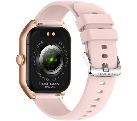 Smartwatch Damski Rubicon RNCF03-5 Różowe złoto Bransoleta + Pasek Smartwatch Damski Rubicon RNCF03-5 Różowe złoto Bransoleta + Pasek