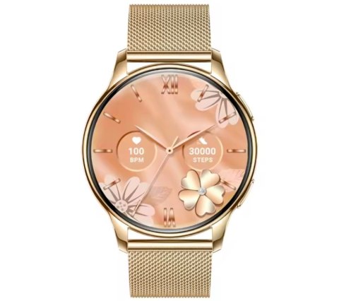 Smartwatch Damski Rubicon RNCF30 Gold + Pasek Pink Smartwatch Damski Rubicon RNCF30 Gold + Pasek Pink
