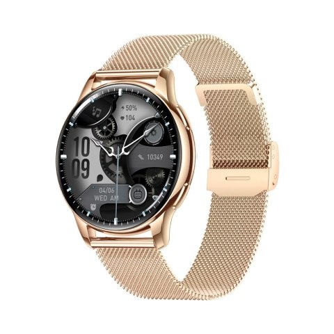Smartwatch Damski Rubicon RNCF30 Gold + Pasek Pink Smartwatch Damski Rubicon RNCF30 Gold + Pasek Pink