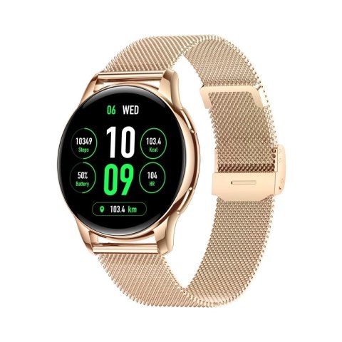 Smartwatch Damski Rubicon RNCF30 Gold + Pasek Pink Smartwatch Damski Rubicon RNCF30 Gold + Pasek Pink