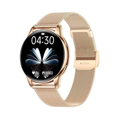 Smartwatch Damski Rubicon RNCF30 Gold + Pasek Pink Smartwatch Damski Rubicon RNCF30 Gold + Pasek Pink