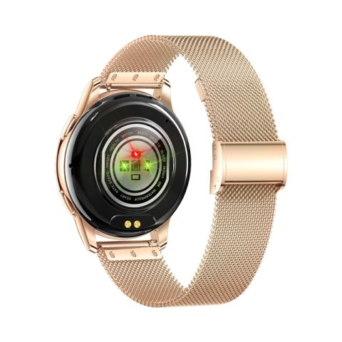 Smartwatch Damski Rubicon RNCF30 Gold + Pasek Pink Smartwatch Damski Rubicon RNCF30 Gold + Pasek Pink