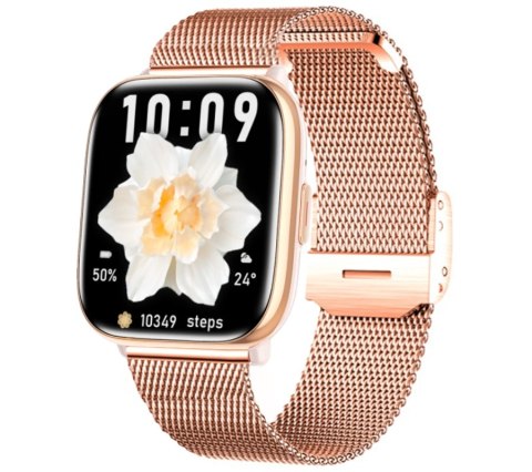 Smartwatch Damski Rubicon RNCF31 ROSE GOLD Bransoleta + 2 Paski Smartwatch Damski Rubicon RNCF31 ROSE GOLD Bransoleta + 2 Paski