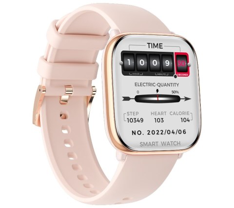 Smartwatch Damski Rubicon RNCF31 ROSE GOLD Bransoleta + 2 Paski Smartwatch Damski Rubicon RNCF31 ROSE GOLD Bransoleta + 2 Paski
