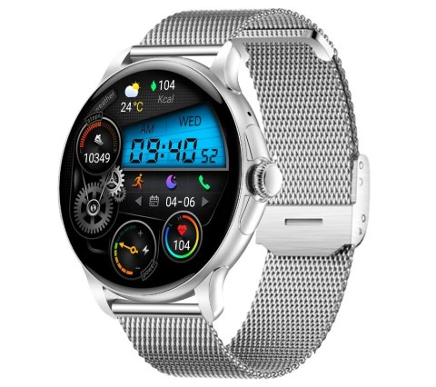 Smartwatch Damski Rubicon RNCF35 SILVER Bransoleta + Pasek Smartwatch Damski Rubicon RNCF35 SILVER Bransoleta + Pasek