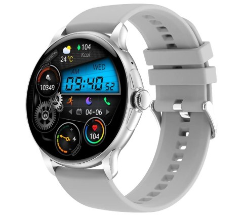 Smartwatch Damski Rubicon RNCF35 SILVER Bransoleta + Pasek Smartwatch Damski Rubicon RNCF35 SILVER Bransoleta + Pasek