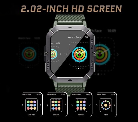 Smartwatch Męski Rubicon RNCF23-1 BLACK Smartwatch Męski Rubicon RNCF23-1 BLACK