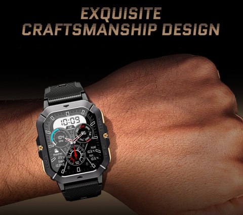 Smartwatch Męski Rubicon RNCF23-1 BLACK Smartwatch Męski Rubicon RNCF23-1 BLACK