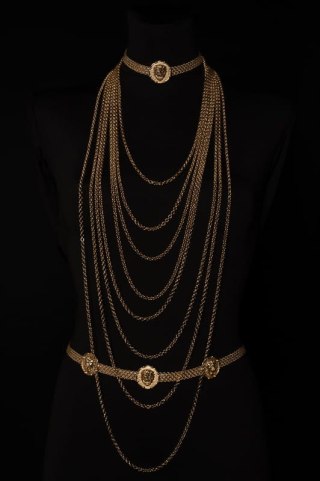 Choker bismark z lwem (C23/FSH/27AU)