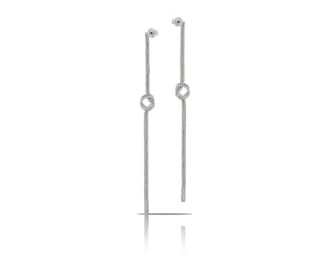 Kolczyki wiszące supełki z kolekcji Classic (P10776AG) Kolczyki wiszące supełki z kolekcji Classic (P10776AG)