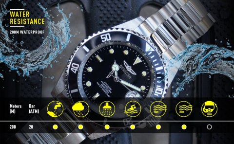 ZEGAREK MĘSKI INVICTA DIVER PROFESSIONAL 29185 - AUTOMAT WR200, koperta 42mm (zv004c) ZEGAREK MĘSKI INVICTA DIVER PROFESSIONAL 29185 - AUTOMAT WR200, koperta 42mm (zv004c)