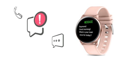 Zegarek SMARTWATCH RUBICON RNCE40 PINK Zegarek SMARTWATCH RUBICON RNCE40 PINK