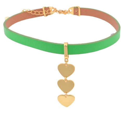 Choker z trzema serduszkami(C21/JES/90AU) Choker z trzema serduszkami(C21/JES/90AU)