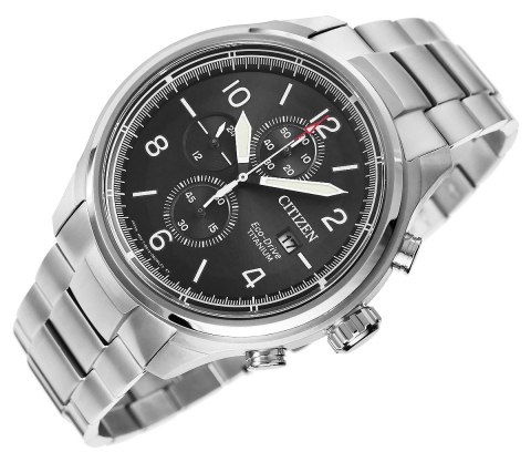 Zegarek Męski CITIZEN Super Titanium Eco-Drive CA0810-88E + BOX Zegarek Męski CITIZEN Super Titanium Eco-Drive CA0810-88E + BOX