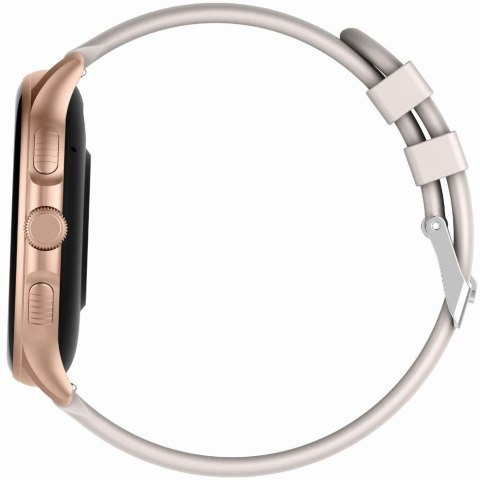 Smartwatch Damski GRAVITY GT12-5 Szary Pasek Silikonowy + Bransoleta Różowe Złoto Smartwatch Damski GRAVITY GT12-5 Szary Pasek Silikonowy + Bransoleta Różowe Złoto