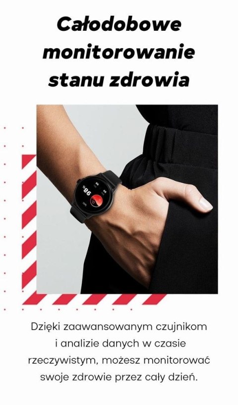 Smartwatch Damski GRAVITY GT12-5 Szary Pasek Silikonowy + Bransoleta Różowe Złoto Smartwatch Damski GRAVITY GT12-5 Szary Pasek Silikonowy + Bransoleta Różowe Złoto