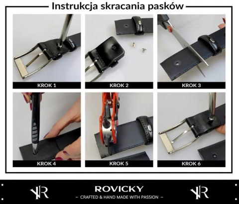 Gładki, szeroki pasek męski ze skóry naturalnej Gładki, szeroki pasek męski ze skóry naturalnej