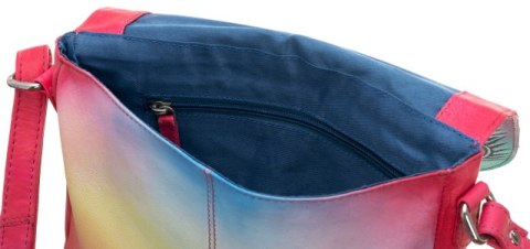 Piękna torebka folk ręcznie malowana skóra handmade Piękna torebka folk ręcznie malowana skóra handmade