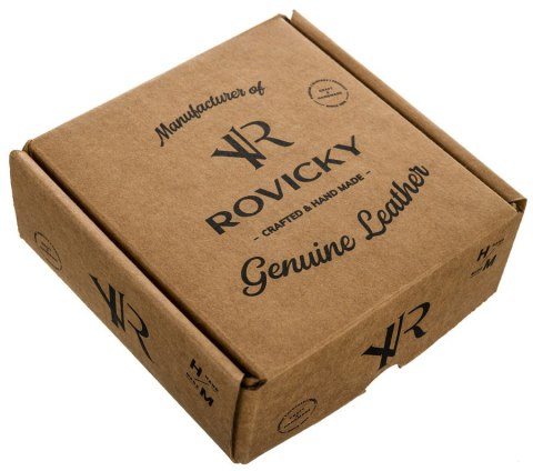 Skórzany męski czarny pasek - Rovicky Skórzany męski czarny pasek - Rovicky