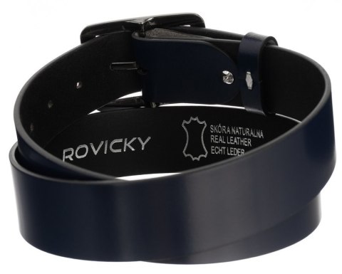 Szeroki pasek damski z metalową sprzączką - Rovicky Szeroki pasek damski z metalową sprzączką - Rovicky