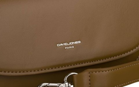 Podłużna listonoszka damska na długim, odpinanym pasku - David Jones Podłużna listonoszka damska na długim, odpinanym pasku - David Jones