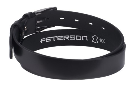 Minimalistyczny pasek męski z polerowanej skóry - Peterson Minimalistyczny pasek męski z polerowanej skóry - Peterson