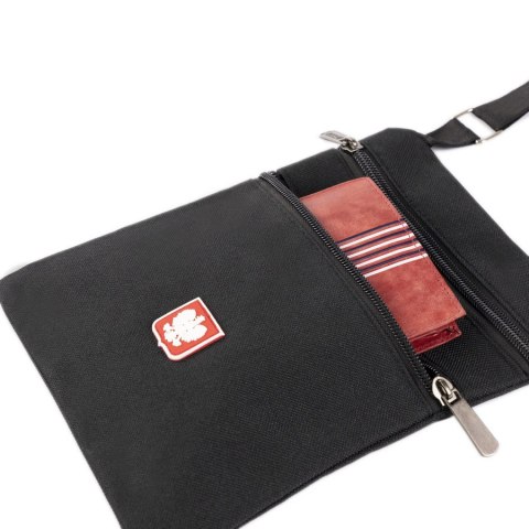 Tekstylne etui na paszport z godłem Polski - Loren Tekstylne etui na paszport z godłem Polski - Loren
