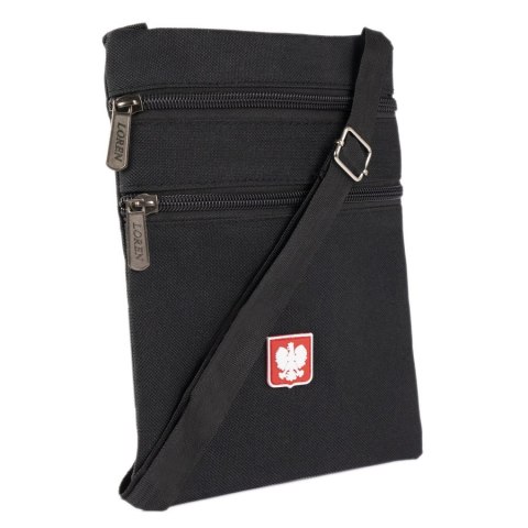 Tekstylne etui na paszport z godłem Polski - Loren Tekstylne etui na paszport z godłem Polski - Loren