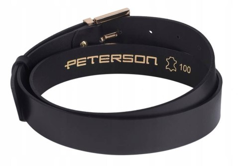 Minimalistyczny pasek damski z kwadratową klamrą - Peterson Minimalistyczny pasek damski z kwadratową klamrą - Peterson