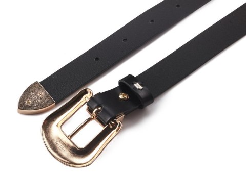 Pasek damski z ozdobną, metalową klamrą - Peterson Pasek damski z ozdobną, metalową klamrą - Peterson