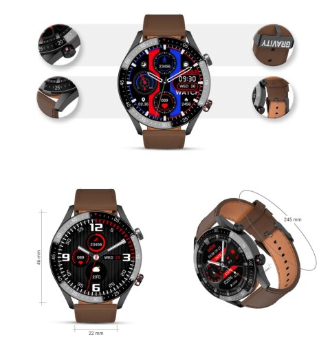Smartwatch Męski Gravity GT4-6 Smartwatch Męski Gravity GT4-6