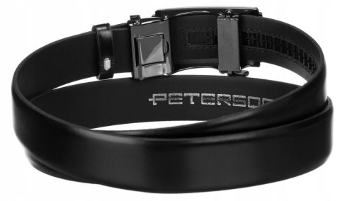 Skórzany pasek męski z automatyczną klamrą - Peterson Skórzany pasek męski z automatyczną klamrą - Peterson