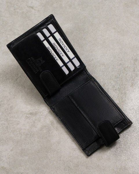 Duży skórzany portfel męski z RFID Protect - Cavaldi Duży skórzany portfel męski z RFID Protect - Cavaldi