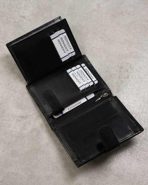 Duży, skórzany portfel męski z systemem RFID Protect - Cavaldi Duży, skórzany portfel męski z systemem RFID Protect - Cavaldi