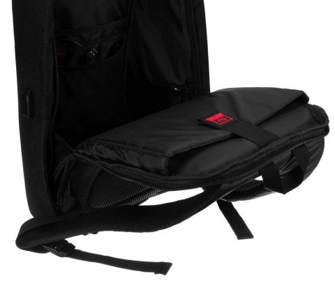 Nowoczesny plecak z przegrodą na laptopa i portem USB - David Jones Nowoczesny plecak z przegrodą na laptopa i portem USB - David Jones