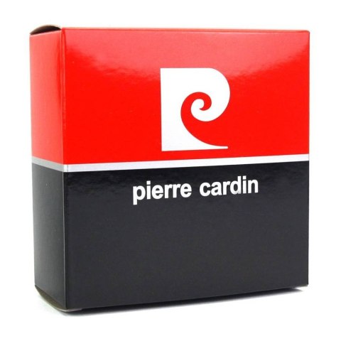 Skórzany pasek męski z czerwonymi brzegami - Pierre Cardin Skórzany pasek męski z czerwonymi brzegami - Pierre Cardin