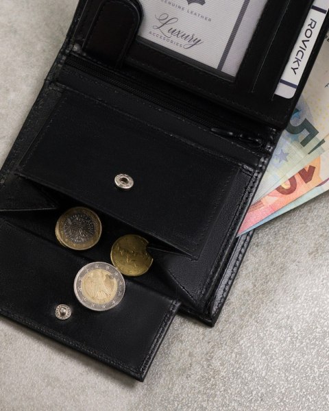 Skórzany portfel na karty i ochroną RFID Protect - Cavaldi Skórzany portfel na karty i ochroną RFID Protect - Cavaldi