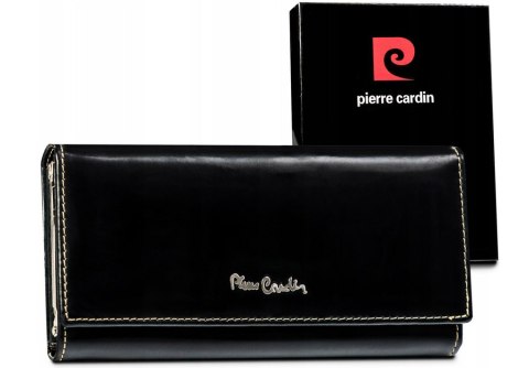 Elegancki, klasyczny portfel damski ze skóry naturalnej - Pierre Cardin Elegancki, klasyczny portfel damski ze skóry naturalnej - Pierre Cardin