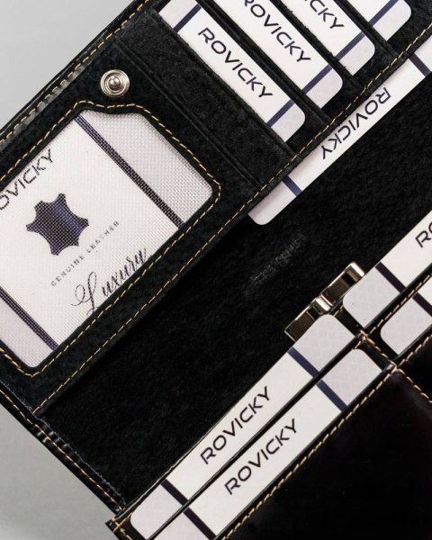 Elegancki, klasyczny portfel damski ze skóry naturalnej - Pierre Cardin Elegancki, klasyczny portfel damski ze skóry naturalnej - Pierre Cardin