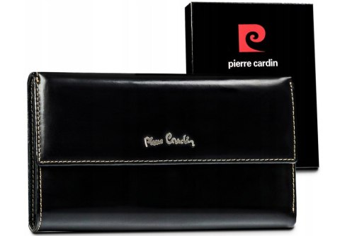Elegancki portfel damski ze skóry naturalnej - Pierre Cardin Elegancki portfel damski ze skóry naturalnej - Pierre Cardin