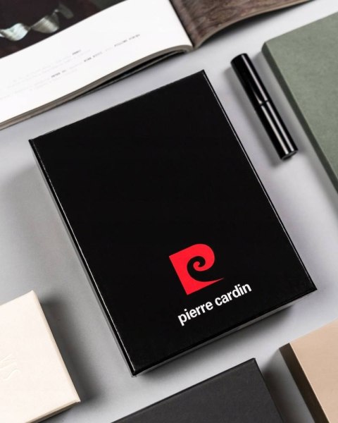 Elegancki portfel damski ze skóry naturalnej - Pierre Cardin Elegancki portfel damski ze skóry naturalnej - Pierre Cardin