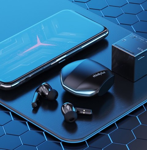 Słuchawki bezprzewodowe douszne Lenovo Thinkplus LivePods GM2 PRO Czarne Słuchawki bezprzewodowe douszne Lenovo Thinkplus LivePods GM2 PRO Czarne