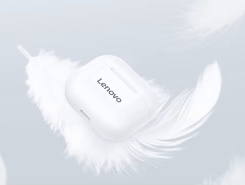 Słuchawki bezprzewodowe douszne Lenovo Thinkplus LivePods LP40 Białe Słuchawki bezprzewodowe douszne Lenovo Thinkplus LivePods LP40 Białe