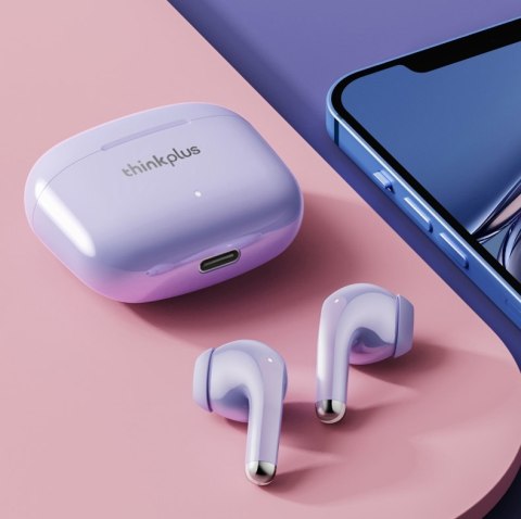 Słuchawki bezprzewodowe douszne Lenovo Thinkplus LivePods LP40 PRO Fioletowe Słuchawki bezprzewodowe douszne Lenovo Thinkplus LivePods LP40 PRO Fioletowe