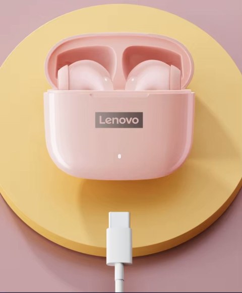 Słuchawki bezprzewodowe douszne Lenovo Thinkplus LivePods LP40 PRO Różowe Słuchawki bezprzewodowe douszne Lenovo Thinkplus LivePods LP40 PRO Różowe